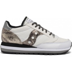 SAUCONY JAZZ TRIPLE MUJER S60550-1 BLANCA SNAKE