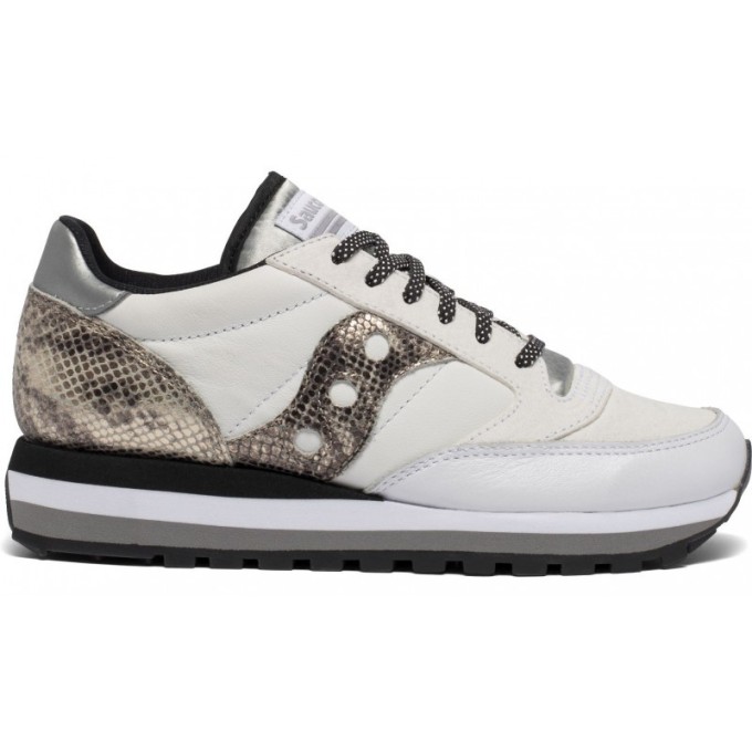SAUCONY JAZZ TRIPLE MUJER S60550-1 BLANCA SNAKE