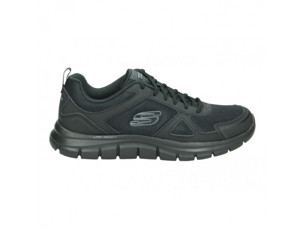 Skechers Track Scloric - Negras - Zapatillas Running Hombre