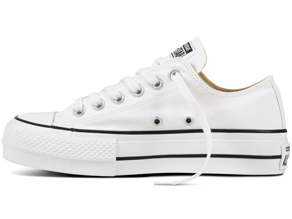 CONVERSE :Zapatillas Mujer Plataforma | All star OX Blancas