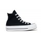 CONVERSE CHUK TAYLOR ALL STAR LIFT HI BOTA PLATAFORMA 560845C NEGRAS