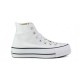 CONVERSE CHUK TAYLOR ALL STAR LIFT HI BOTA PLATAFORMA 560846C BLANCAS