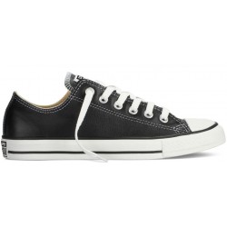 CONVERSE MUJER ALL STAR OX  CUERO 132174C NEGRA