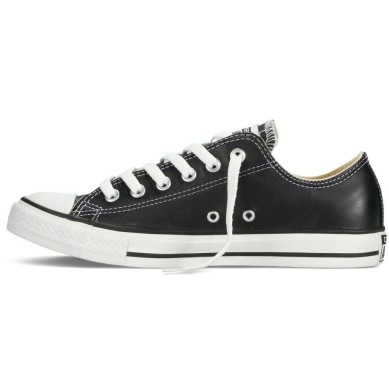 CONVERSE MUJER ALL STAR OX  CUERO 132174C NEGRA