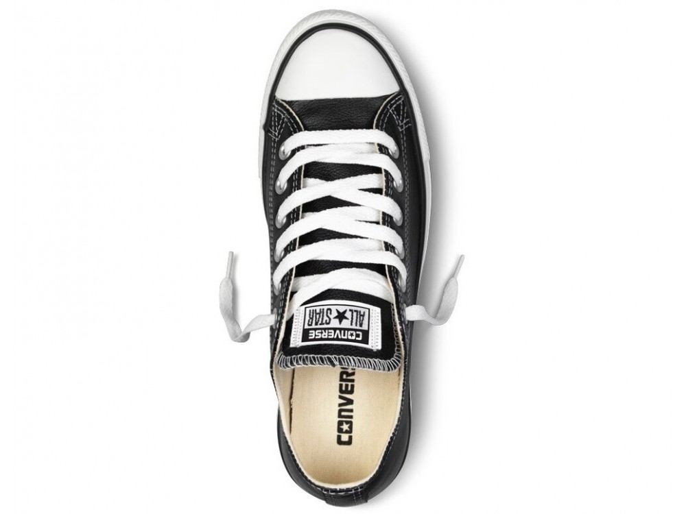 Converse Cuero Negra | Converse Cuero Mujer Converse Baratas