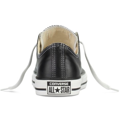 CONVERSE MUJER ALL STAR OX  CUERO 132174C NEGRA
