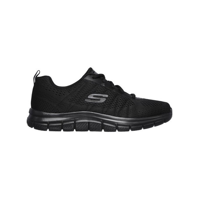 SKECHERS  TRACK - MOULTON HOMBRE 232081/BBK NEGRA