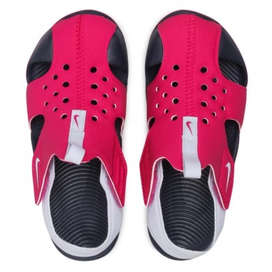 SANDALIAS NIKE SUNRAY NIÑA  943826 604 ROSA Y BLANCA