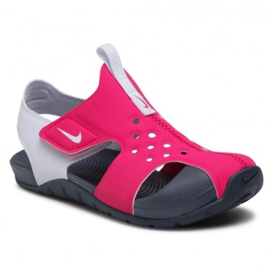 SANDALIAS NIKE SUNRAY NIÑA  943826 604 ROSA Y BLANCA