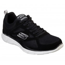 SKECHERS EQUALIZER EZDEZ HOMBRE 52748/BKW NEGRA