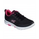 SKECHERS MUJER GO WALK 5 EXQUSITE 15953/BKPK NEGRA