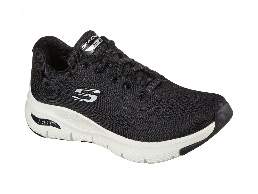 SKECHERS MUJER ARCH FIT BIG APPEAL 149057/BKW NEGRA