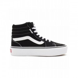 VANS BOTA PLATAFORMA NEGRAS MUJER