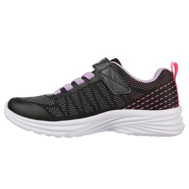 SKECHERS DREAMY DANCER NIÑA 302448L/BKMT NEGRA Y ROSA
