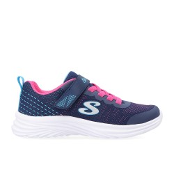 SKECHERS DREAMY DANCER NIÑA 302448L/NVMT AZUL Y ROSA