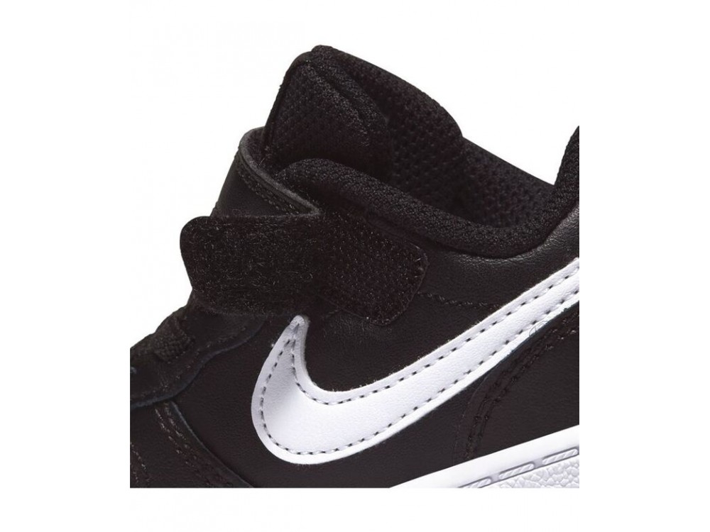 Nike court borough low niño negras cheap