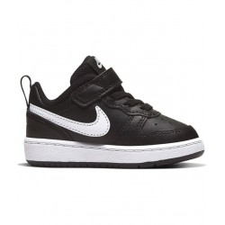 NIKE COURT BOROUGH LOW 2 (TDV) ZAPATILLA NIÑO BQ5453 002 NEGRA