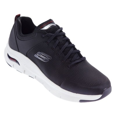 SKECHERS HOMBRE ARCH FIT TITAN 232000/BKW NEGRA