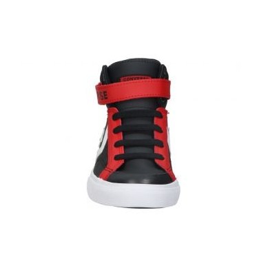 CONVERSE PRO BLAZE STRAP BOTA NIÑO 671531C NEGRA Y ROJA