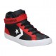 CONVERSE PRO BLAZE STRAP BOTA NIÑO 671531C NEGRA Y ROJA