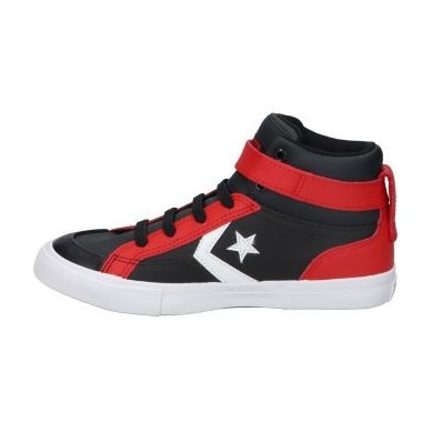 CONVERSE PRO BLAZE STRAP BOTA NIÑO 671531C NEGRA Y ROJA