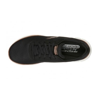 SKECHERS MUJER FLEX APPEAL 4.0 149303/BKRG NEGRA