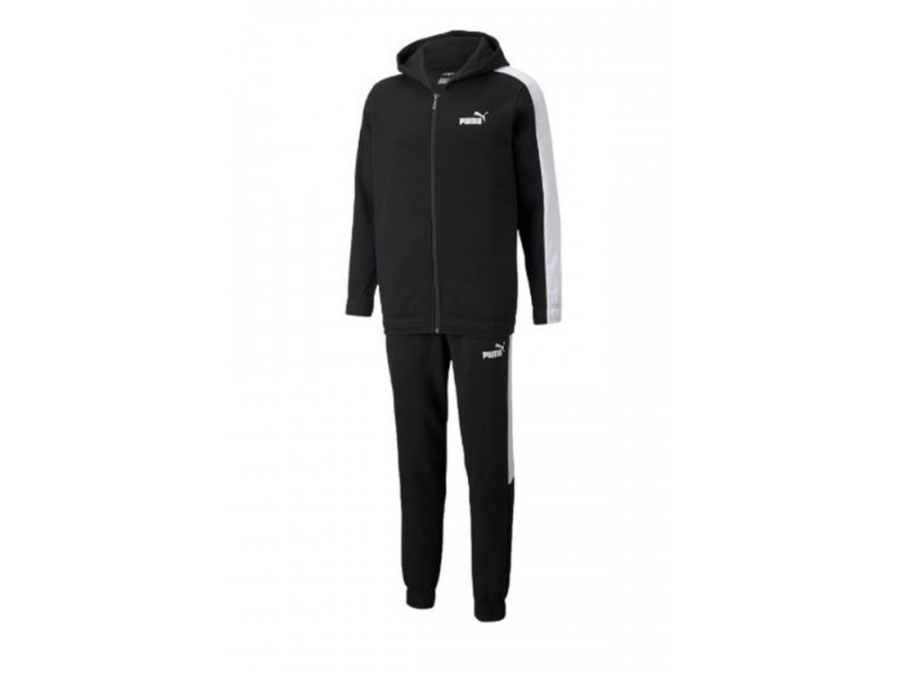 PUMA CHÁNDAL HOMBRE:: Puma Hooded Sweat 845847 01 Negro Mejor Precio.