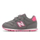 NEW BALANCE ZAPATILLA NIÑA IV500NGP GRIS Y ROSA