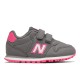 NEW BALANCE ZAPATILLA NIÑA IV500NGP GRIS Y ROSA