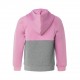 J´HAYBER HALF SUDADERA NIÑA DN2767 ROSA Y GRIS