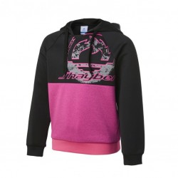 J´HAYBER HALF SUDADERA NIÑA DN2767 NEGRA Y ROSA