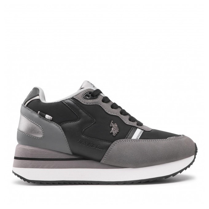 U.S POLO ASSN SYLVI001  MUJER NEGRA Y GRIS