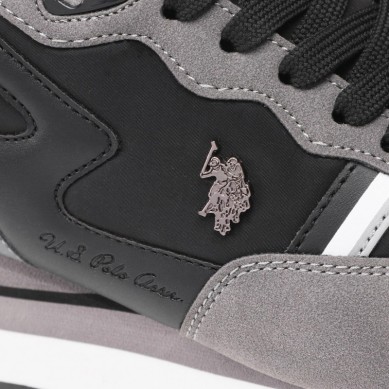U.S POLO ASSN SYLVI001  MUJER NEGRA Y GRIS