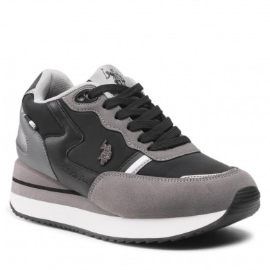 U.S POLO ASSN SYLVI001  MUJER NEGRA Y GRIS