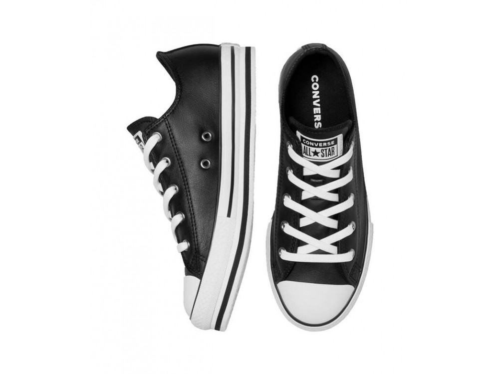 Converse Bajas Piel Converse Baja Piel Mujer Negras Outlet Baratas