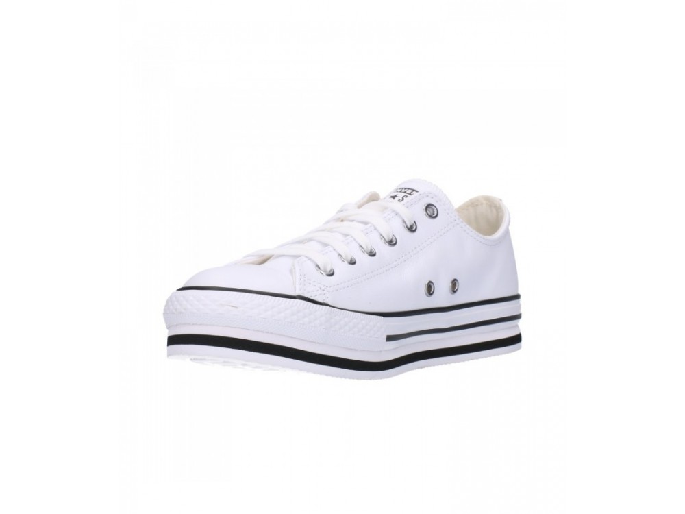 Converse Bajas Piel Blanca - Converse Baja Piel Mujer Outlet Baratas