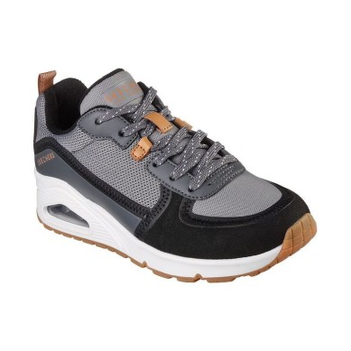 Zapatillas Skechers UNO Layover W Negra 155356BKGY