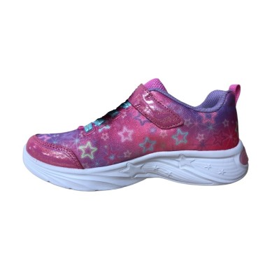 ZAPATILLAS SKECHERS 302324L PKMT LUCES NIÑA