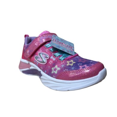 ZAPATILLAS SKECHERS 302324L PKMT LUCES NIÑA