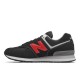 NEW BALANCE HOMBRE ML574HY2 NEGRO ROJO