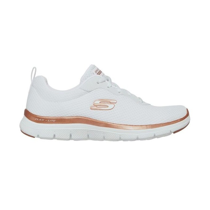 SKECHERS MUJER FLEX APPEAL 4.0 149303/WTRG BLANCA