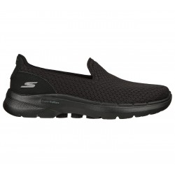 SKECHERS MUJER GO WALK 6 SEA COAST 124523/BBK NEGRA