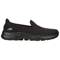 SKECHERS MUJER GO WALK 6 SEA COAST 124523/BBK NEGRA