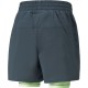 PUMA RUN 2IN1 PANTALON HOMBRE 521049-42 VERDEY FLUOR