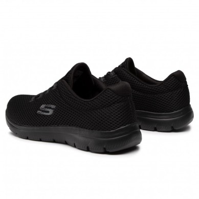 SKECHERS SUMMITS-QUICK LAPSE MUJER 12985/BBK NEGRA