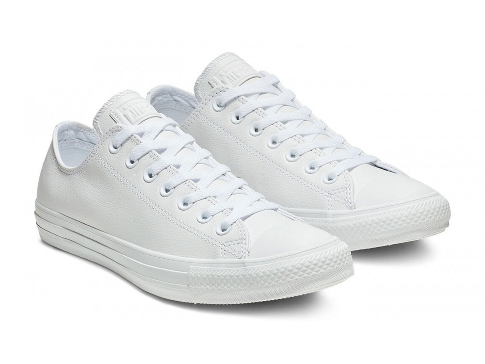 CONVERSE MUJER ALL STAR OX  CORE LEATHER OX 136823C BLANCA