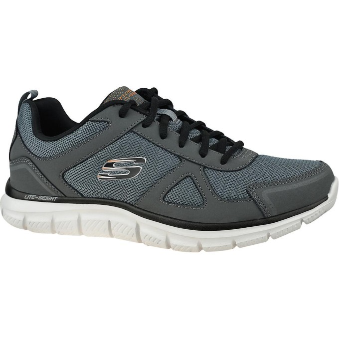 SKECHERS HOMBRE 52631 CCBK GRIS