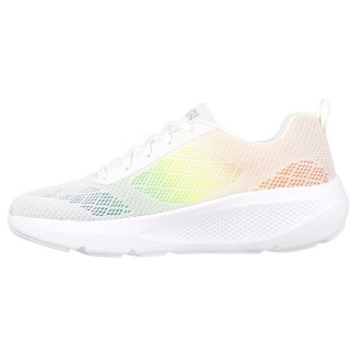 ZAPATILLA MUJER SKECHERS  GO RUN  128332  WMLT BLANCO
