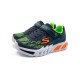 SKECHERS NIÑO AZUL Y VERDE FLUOR 400137LNVMT