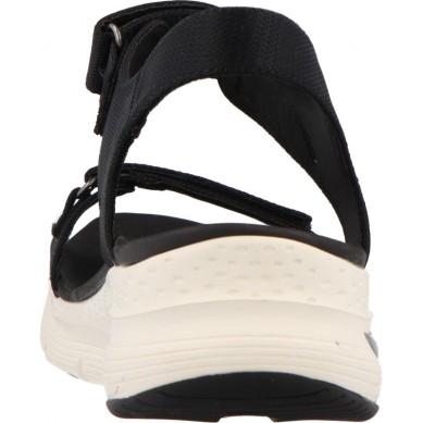 SKECHERS MUJER SANDALIA ARCH FIT TOURISTY 119247/BLK NEGRA
